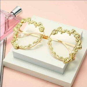 Luxury metal frame oversize classic sunglasses for men and women